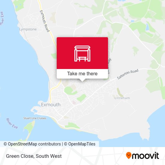 Green Close map