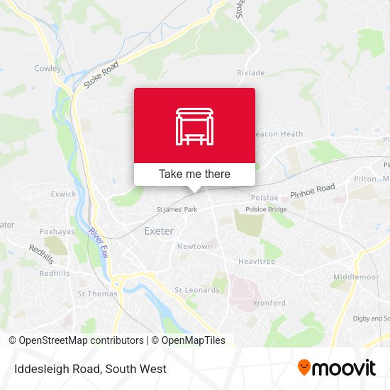 Iddesleigh Road map