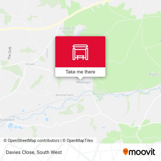 Davies Close map