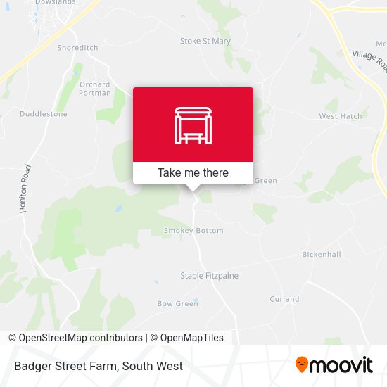 Badger Street Farm map