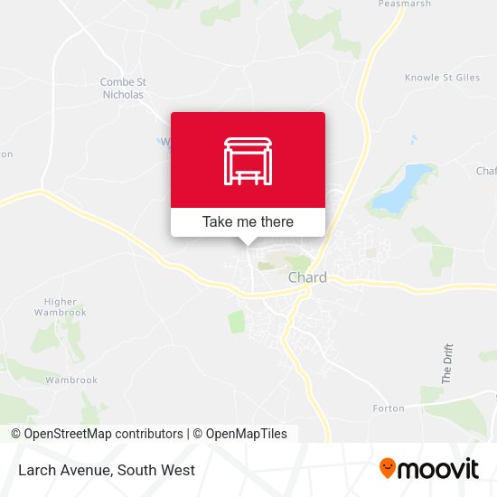 Larch Avenue map
