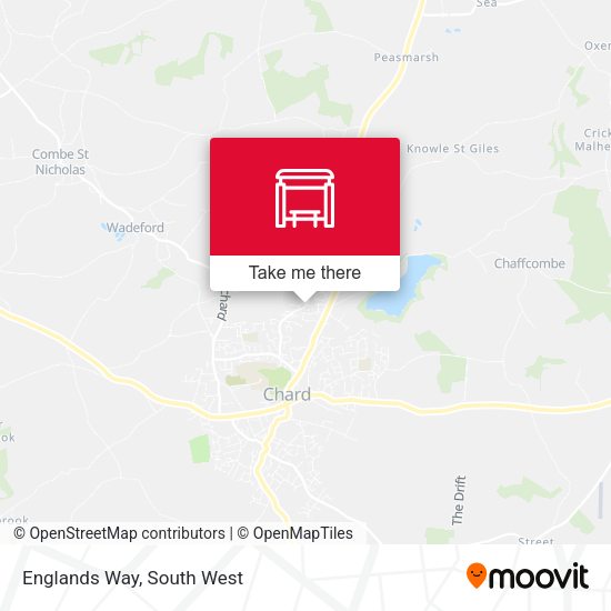 Englands Way map