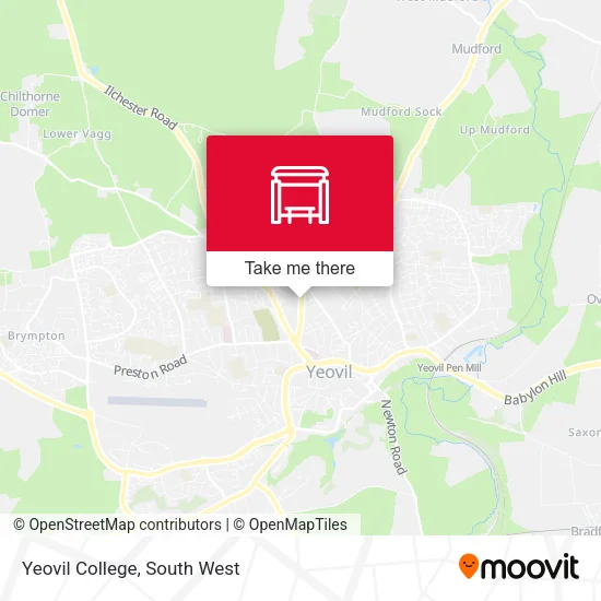 Yeovil College map
