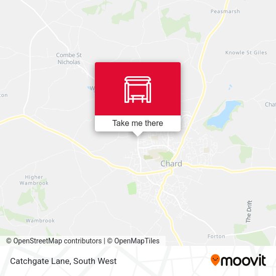 Catchgate Lane map