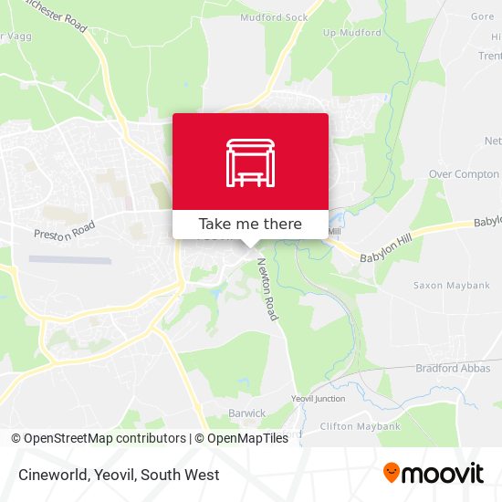 Cineworld, Yeovil map