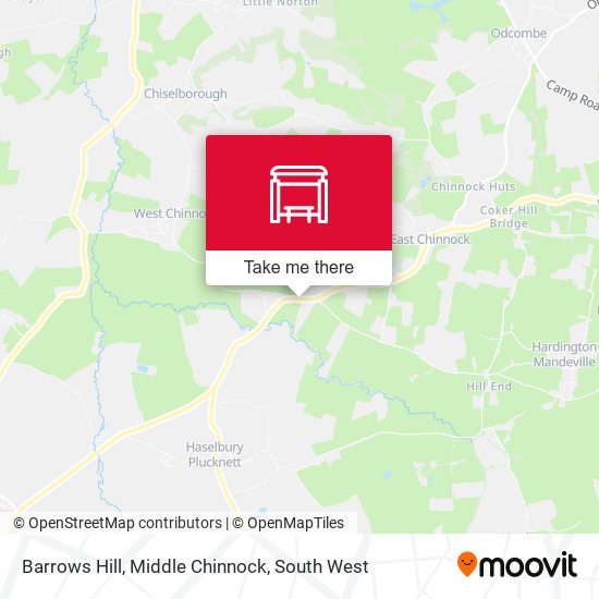 Barrows Hill, Middle Chinnock map