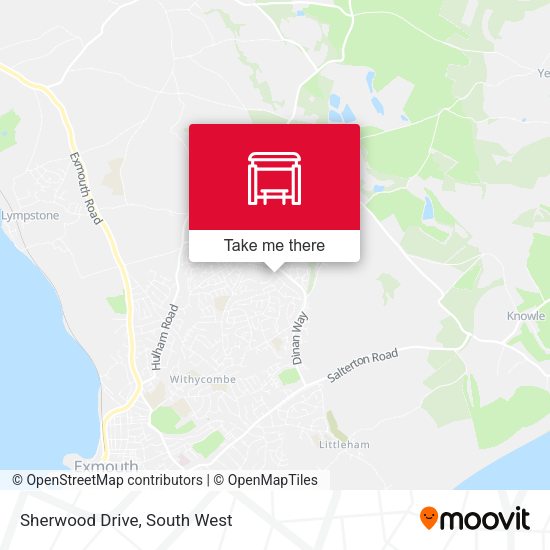 Sherwood Drive map