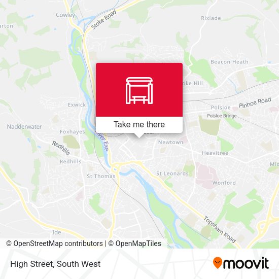 High Street map