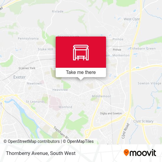 Thornberry Avenue map
