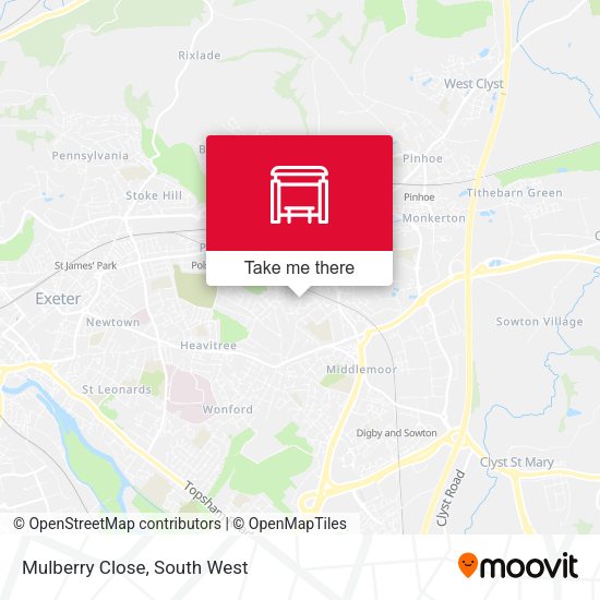 Mulberry Close map