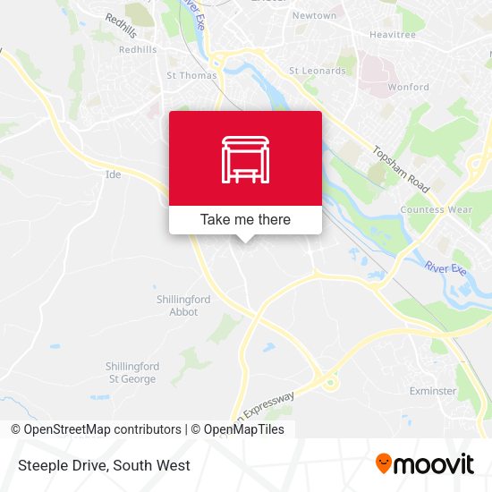 Steeple Drive map