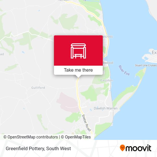 Greenfield Pottery map