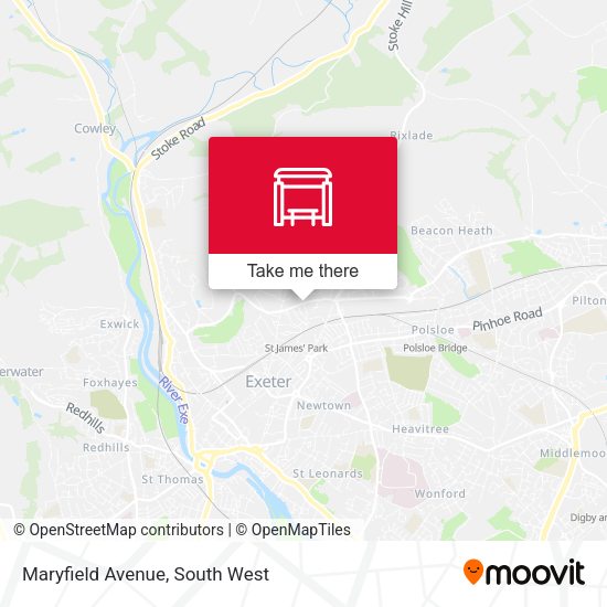 Maryfield Avenue map