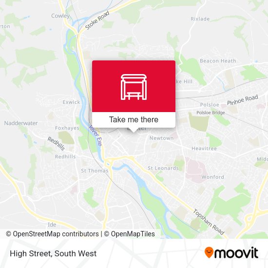 High Street map