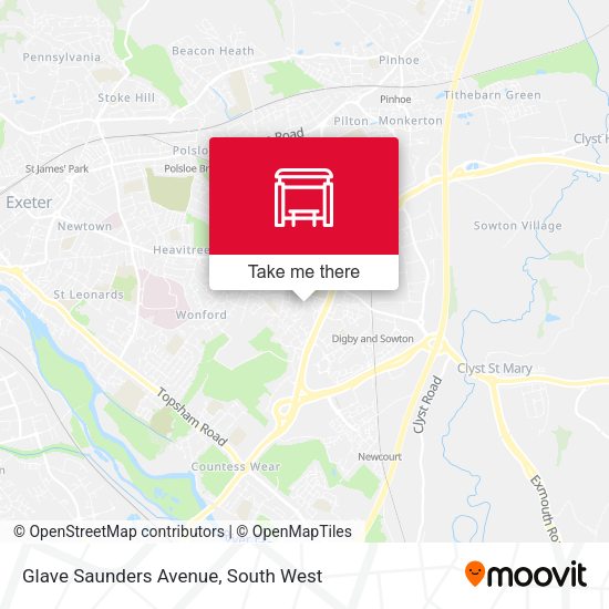 Glave Saunders Avenue map