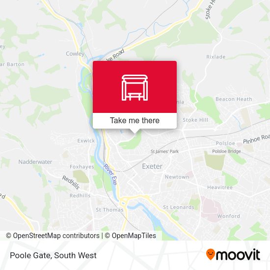 Poole Gate map