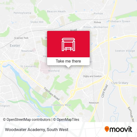 Woodwater Academy map