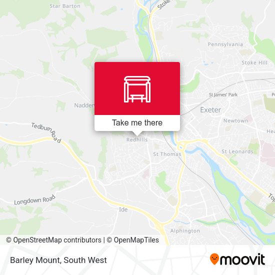 Barley Mount map
