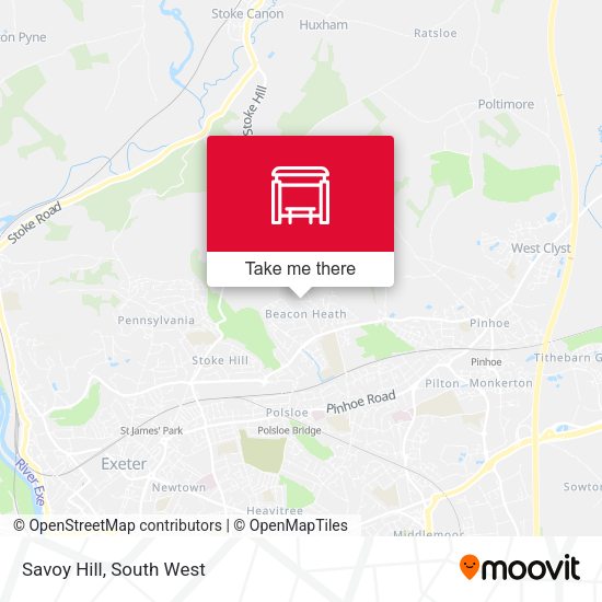 Savoy Hill map