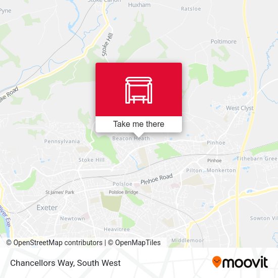 Chancellors Way map
