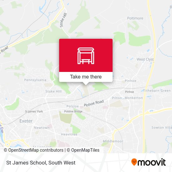 St James School map