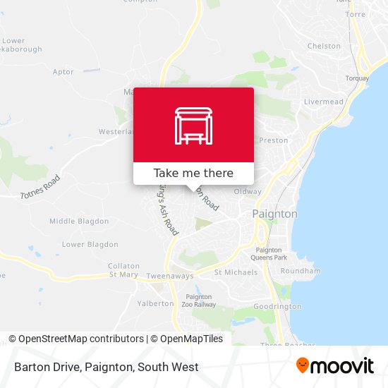 Barton Drive, Paignton map