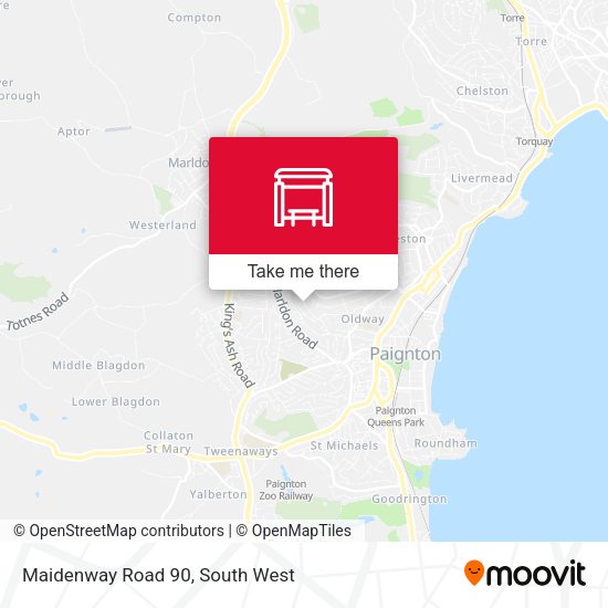 Maidenway Road 90 map