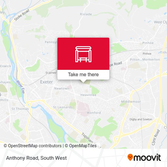 Anthony Road map