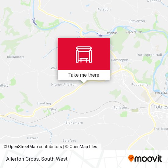 Allerton Cross map