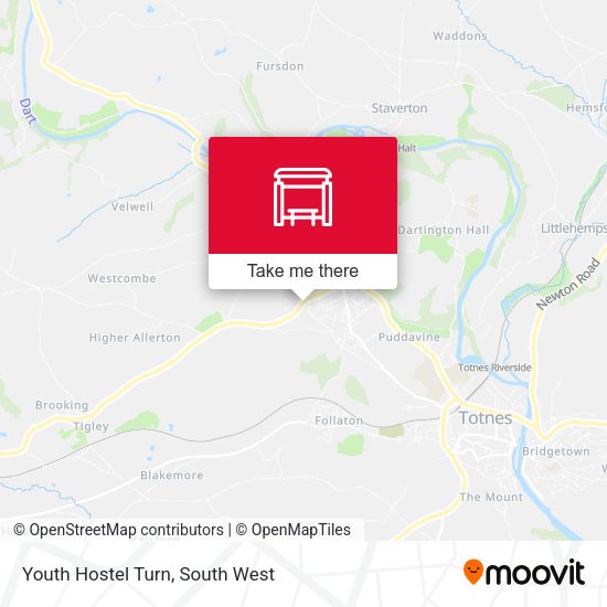 Youth Hostel Turn map