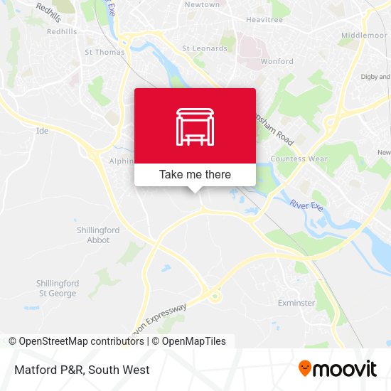 Matford P&R map
