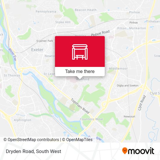 Dryden Road map