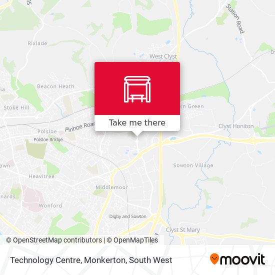 Technology Centre, Monkerton map