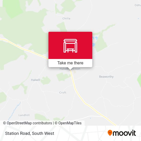 Station Road map