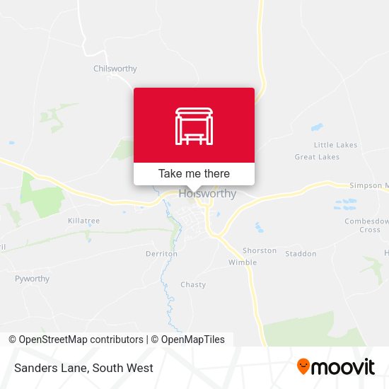 Sanders Lane map