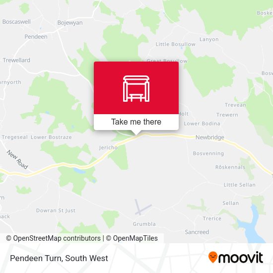 Pendeen Turn map