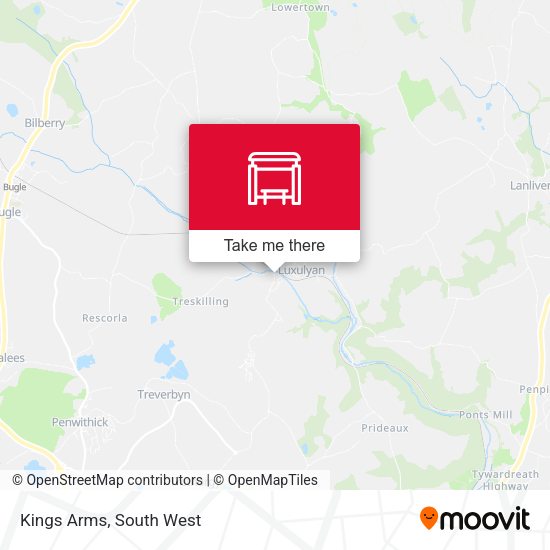 Kings Arms map