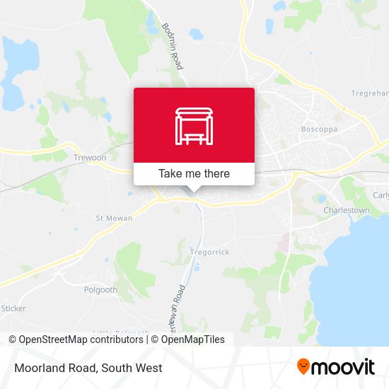 Moorland Road map