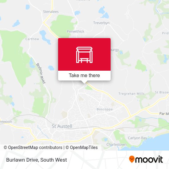 Burlawn Drive map