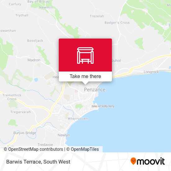 Barwis Terrace map