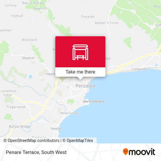 Penare Terrace map