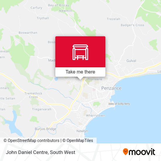 John Daniel Centre map