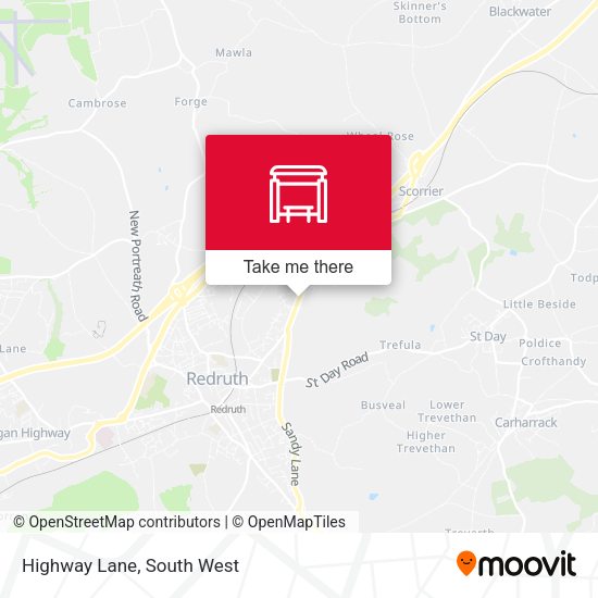 Highway Lane map