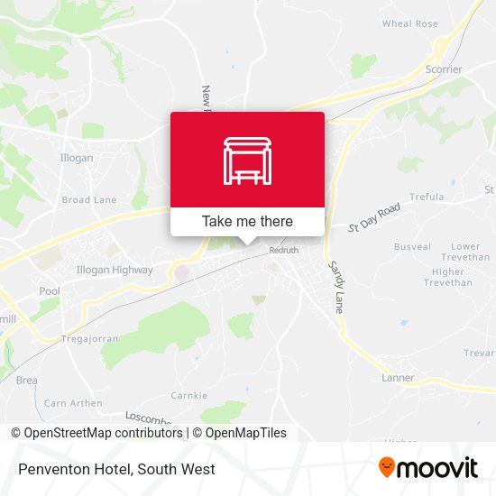 Penventon Hotel map