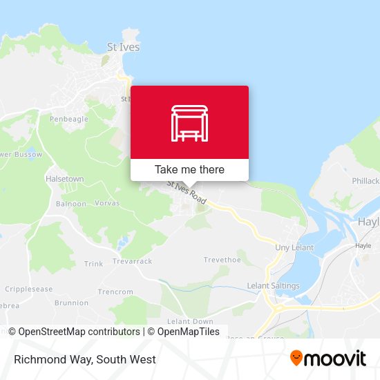 Richmond Way map