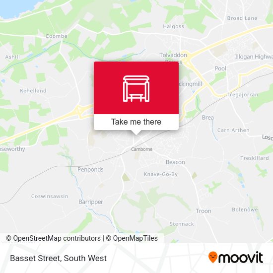Basset Street map