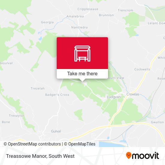 Treassowe Manor map