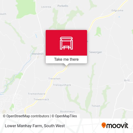 Lower Manhay Farm map