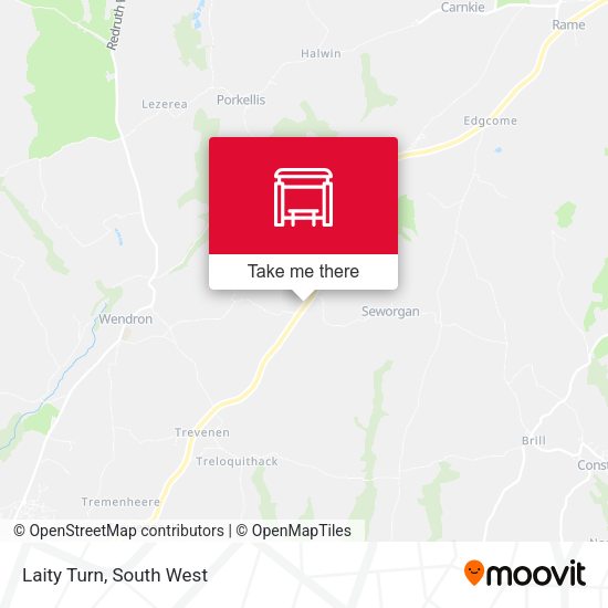 Laity Turn map