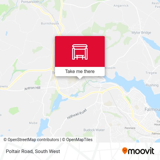 Poltair Road map